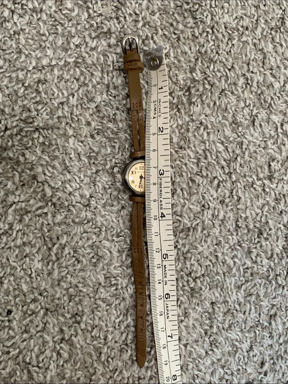 Vintage Tokyo Bay Brown Thin Skinny Watch